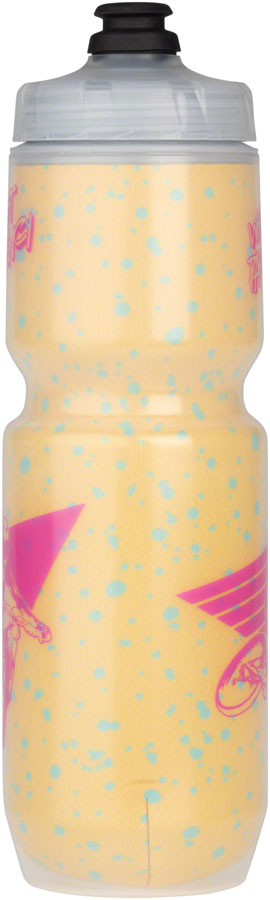 Whisky It's the 90s Purist Insulated Water Bottle - Yellow/Clear, 23oz