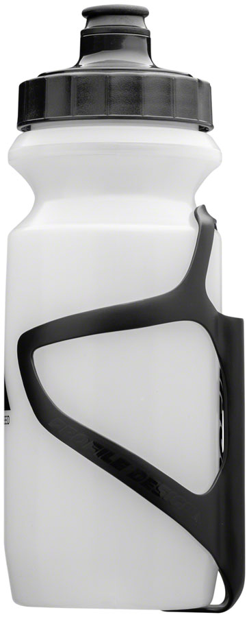 Profile Design AXIS Ultimate Carbon Water Bottle Cage - Includes Bottle, Carbon, Black