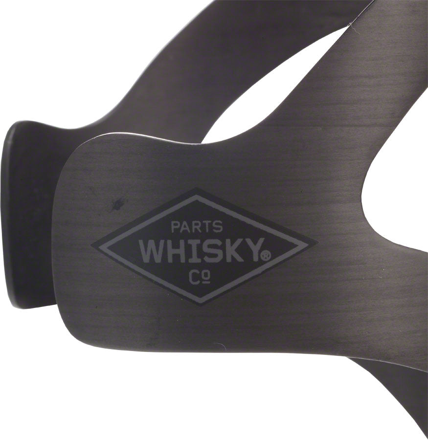 WHISKY No.9 C3 Carbon Water Bottle Cage - Top Entry, Matte Black