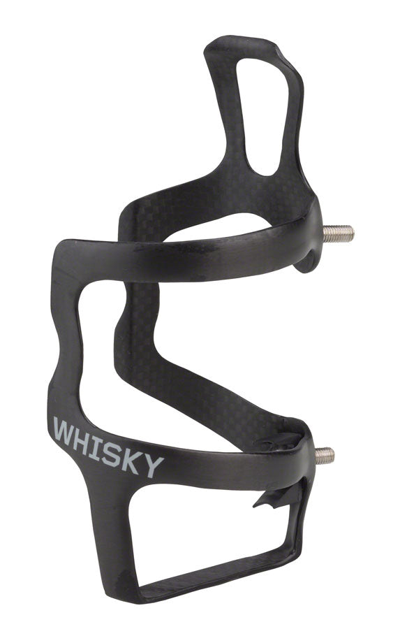 WHISKY No.9 SEL Carbon Water Bottle Cage - Left Side Entry, Matte Black