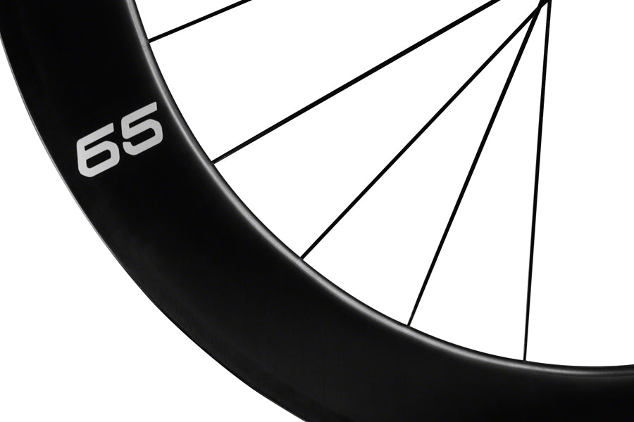 ENVE Composites 65 Foundation Wheelset - 700, 12 x 100/142mm, Center-Lock, HG 11, Black