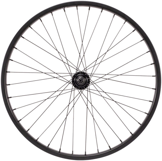 We The People Audio Front Wheel - 22" , 3/8" Female Bolt, 36H, Nylon Hubguards, Black