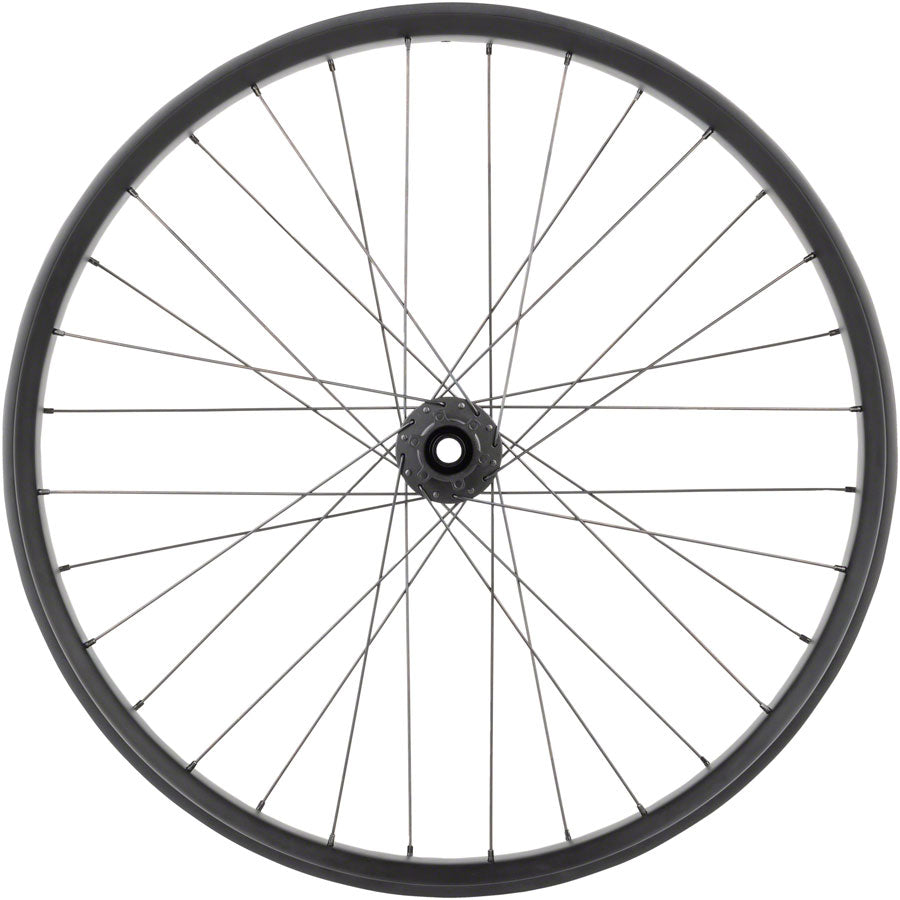 Quality Wheels Alex CF-1 Carbon Bear Pawl Front Wheel - 26" Fat, 15 x 150mm, 6-Bolt, Black