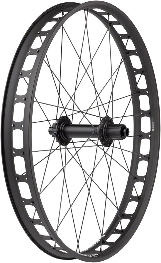 Quality Wheels Bear Pawls/Blizzerk Rear Wheel - 26" Fat, 12 x 197mm, 6-Bolt, HG 11, Black