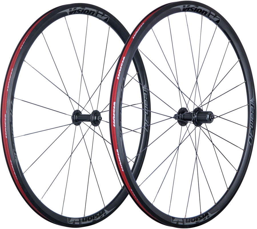 Vision Team 30 Comp Wheelset - 700, QR x 100/130mm, Rim Brake, HG 11, Black
