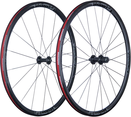 Vision Team 30 Comp Wheelset - 700, QR x 100/130mm, Rim Brake, HG 11, Black