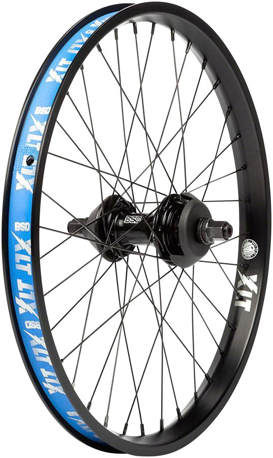 BSD XLT Revolution Rear Wheel - 20", 14 x 110mm, Rim Brake, Freecoaster, LHD, Black, 36H