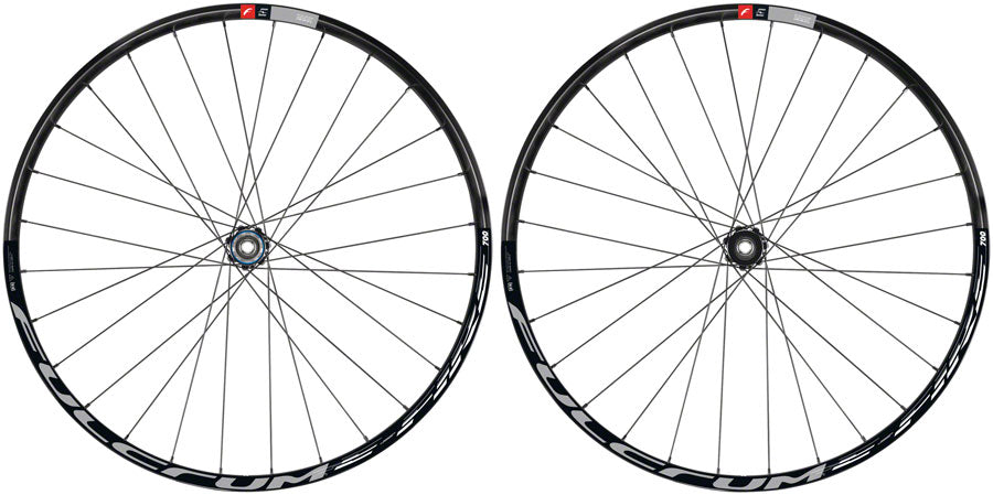 Fulcrum E-Fire 700 Wheelset - 27.5", 15 x 110mm/12 x 148mm , CenterLock, HG 11 MTN, Black
