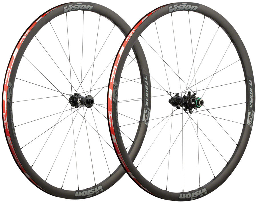 Vision TriMax AGX i23 Wheelset - 700, 12 x 100/142mm, Centerlock, XDR, Black