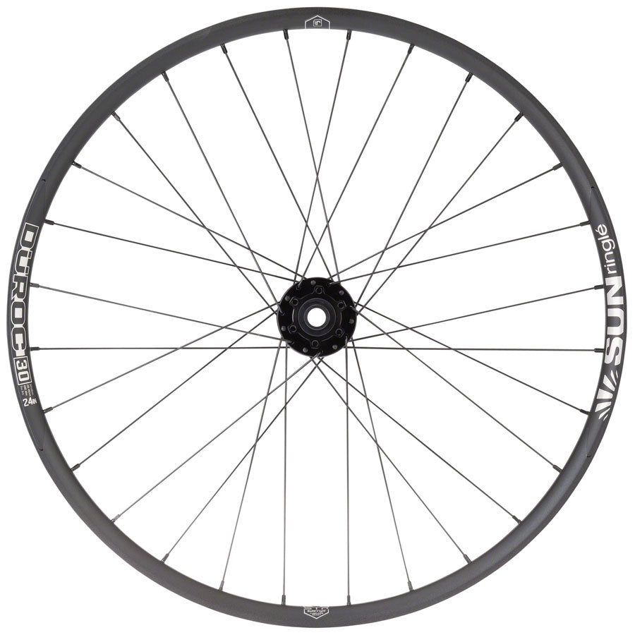 Sun Ringle Duroc 30 JUNIT Front Wheel - 24", 15/QR x 100mm, 6-Bolt, Black