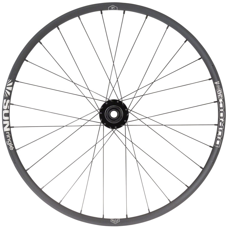 Sun Ringle Duroc 30 JUNIT Front Wheel - 24", 15/QR x 100mm, 6-Bolt, Black