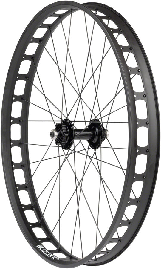 Quality Wheels Blizzerk Front Wheel - 26", QR x 135mm Pugsley, 6-Bolt, 32H, Black