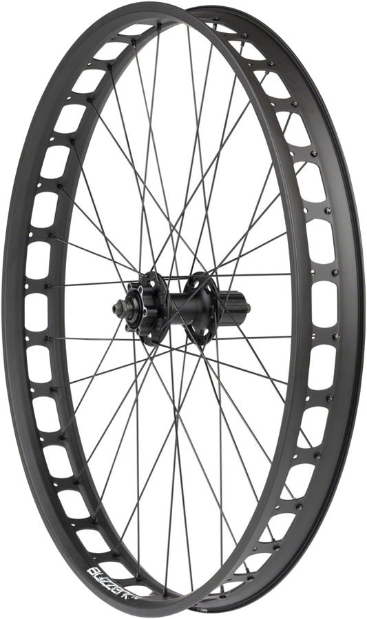 Quality Wheels Blizzerk Rear Wheel - 26", QR x 135mm Pugsley, 6-Bolt, HG 11 MTN, 32H, Black