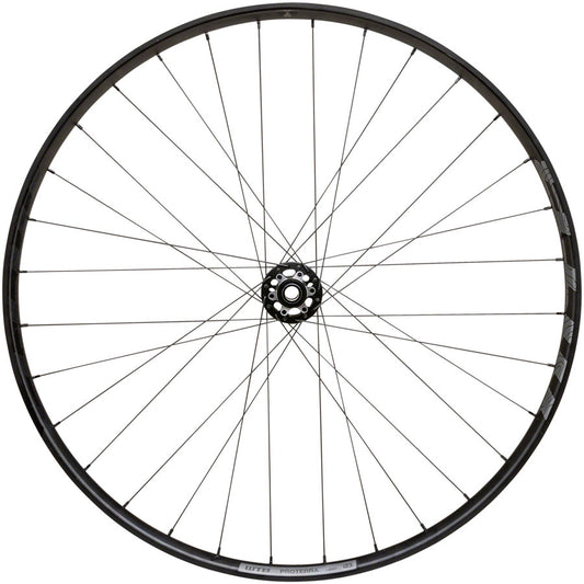 WTB Proterra Light i23 Front Wheel - 700, 12 x 100mm, 6-Bolt, Black, 28H