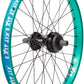 BSD XLT Revolution Rear Wheel - 20", 14 x 110mm, Rim Brake, Freecoaster, RHD, Black/Teal, 36H