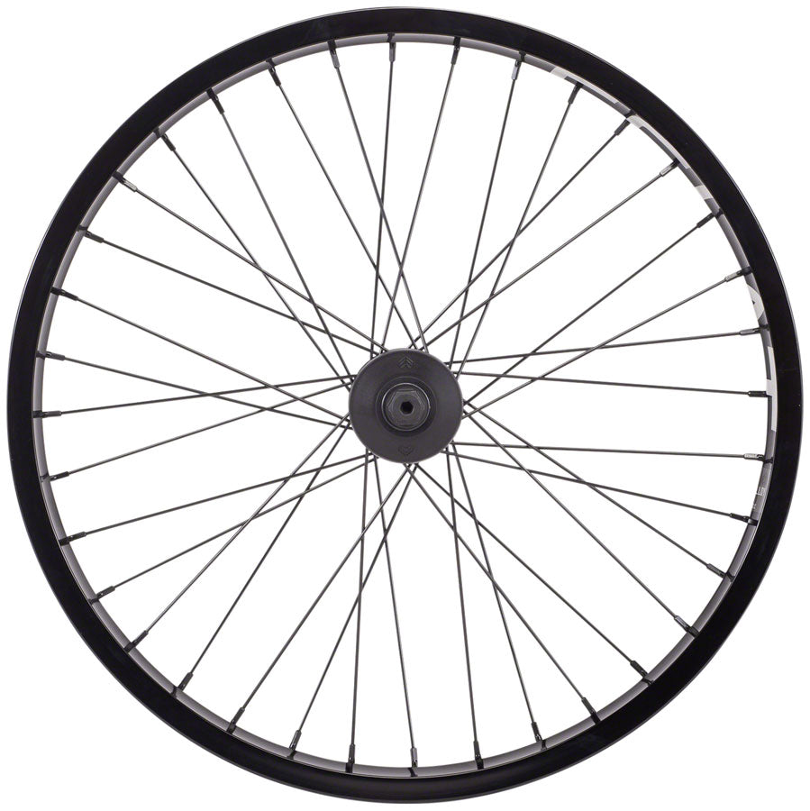 Eclat Bondi/Cortex OS Front Wheel - 20", 3/8" x 100mm, Black