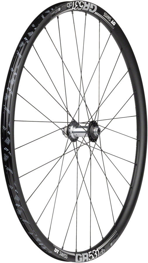 Quality Wheels Shimano Ultegra/DT GR531 Front Wheel - 700c, 12 x 100mm, Center-Lock, Black