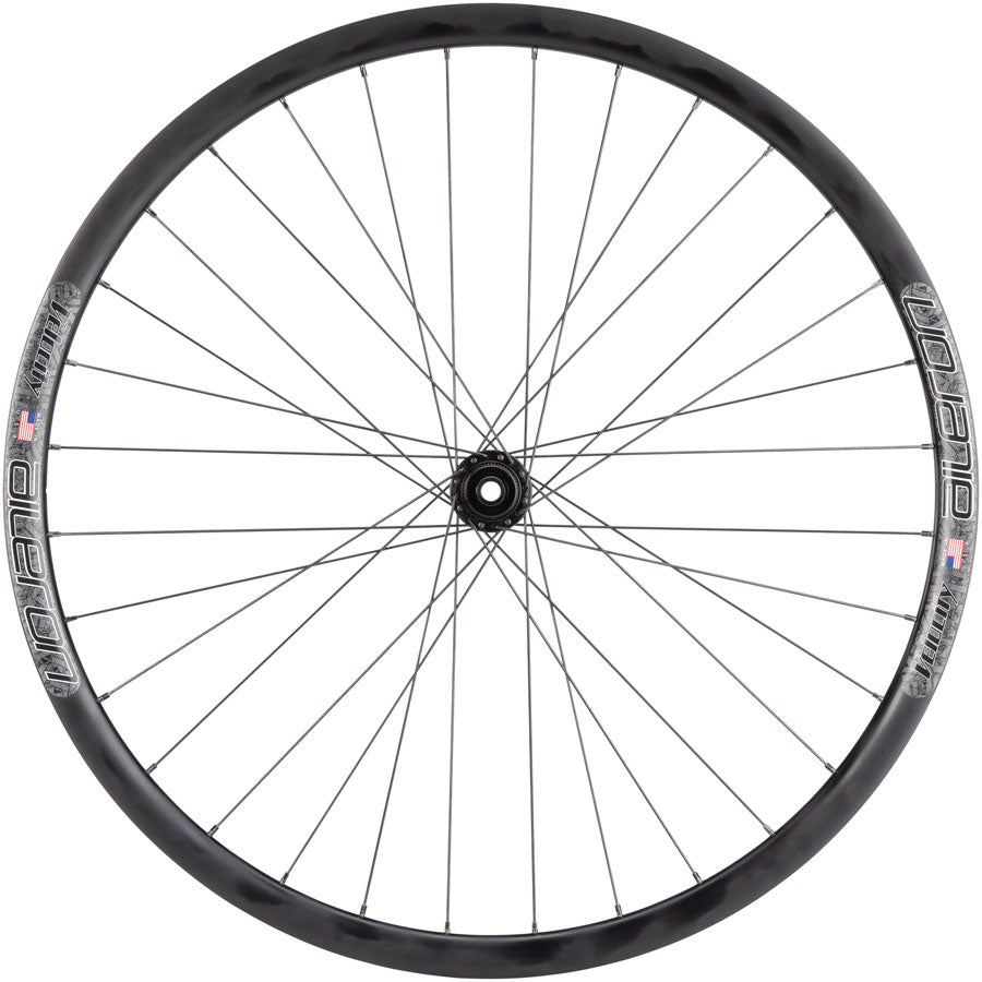 Velocity Aileron Road Disc Gravel Bike Front Wheel - 700, 12 x 100mm, Center-Lock, Black