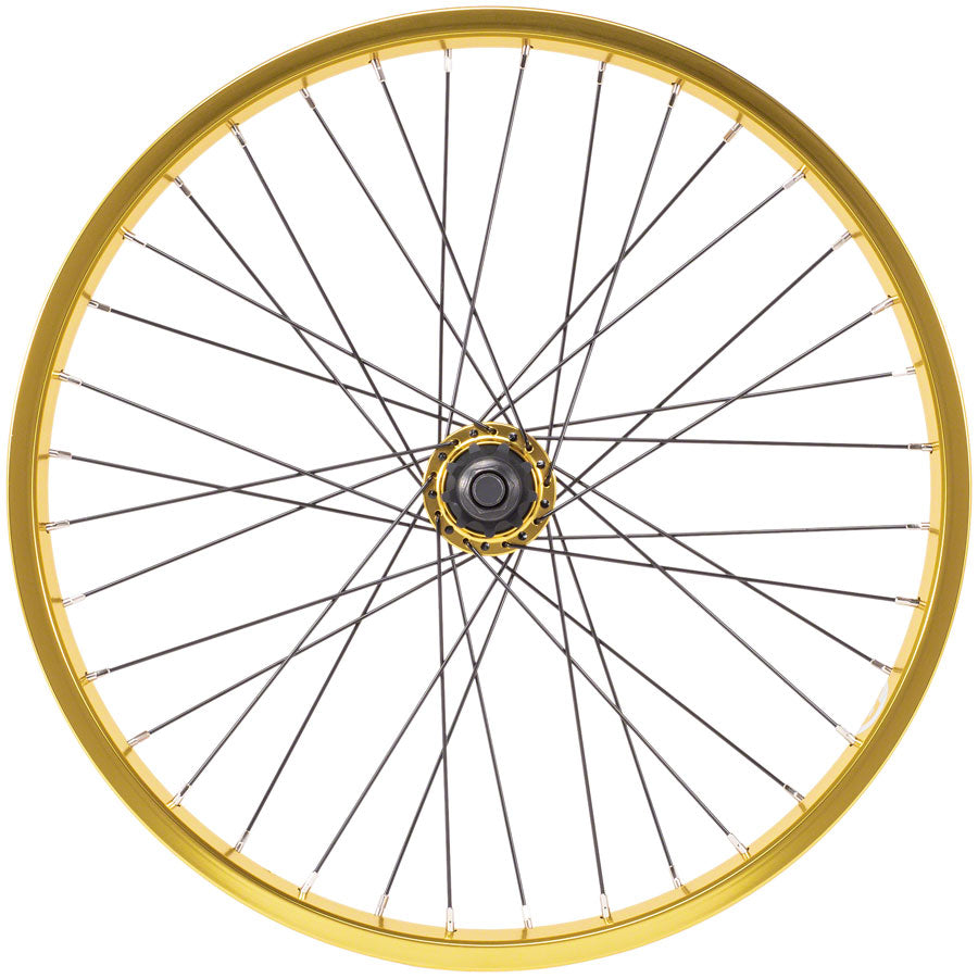 Salt Everest Rear Wheel - 20", 14 x 110mm, Rim Brake, Cassette, Gold, Clincher