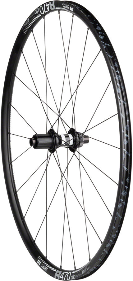 DT Swiss R470 Road Gravel Disc Brake Rear Wheel - 700c 12 x 142mm, Center-Lock, HG 11 Road