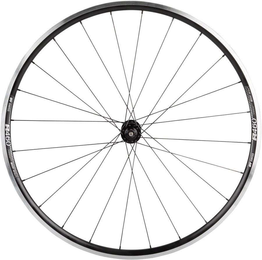 Quality Wheels DT 350/DT R460 Front Wheel - 700, QR x 100mm, Rim Brake, Black