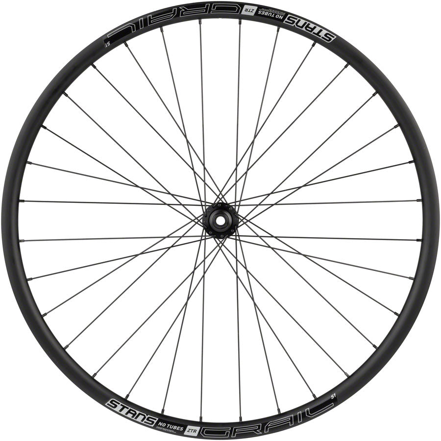 Quality Wheels Shimano / Stan's Grail S1 Front Wheel - 700c, 12 x 100mm, Center-Lock, Black
