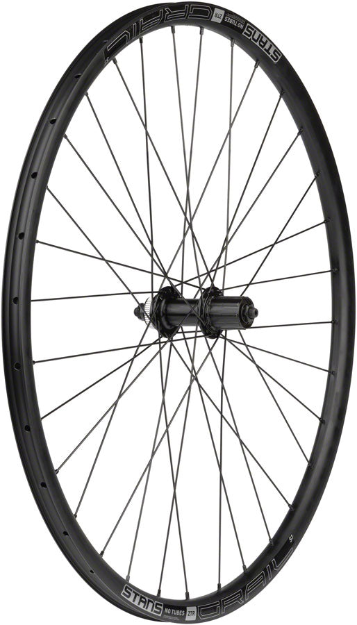 Quality Wheels Shimano / Stan's Grail S1 Rear Wheel - 700c, QR x 135mm, Center-Lock, HG 10, Black