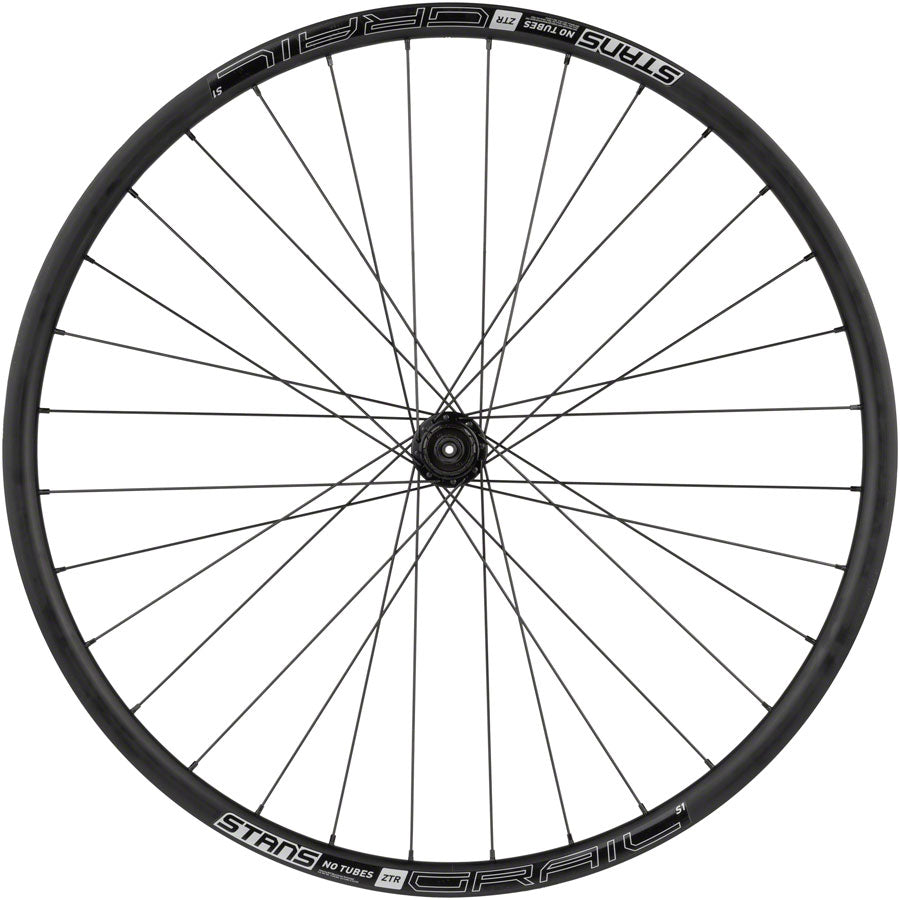 Quality Wheels Shimano / Stan's Grail S1 Rear Wheel - 700c, QR x 135mm, Center-Lock, HG 10, Black
