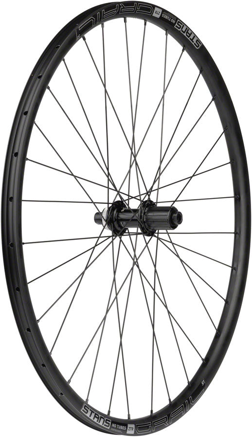 Quality Wheels Shimano / Stan's Grail S1 Rear Wheel - 700c, 12 x 142mm, Center-Lock, HG 11 Road, Black