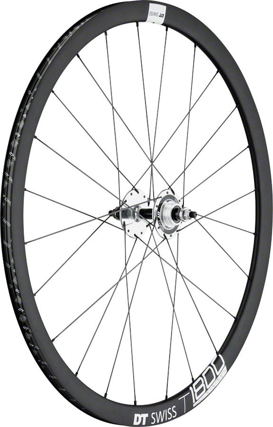 DT Swiss T 1800 Rear Wheel - 700, 10 x 1 x 120mm, Threaded Track, Black