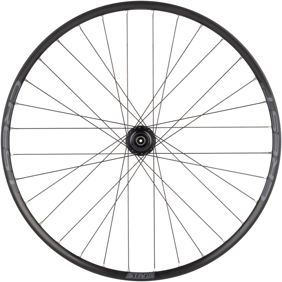 Stan's No Tubes Crest S2 Front Wheel - 27.5", QR x 100mm, 6-Bolt, Black