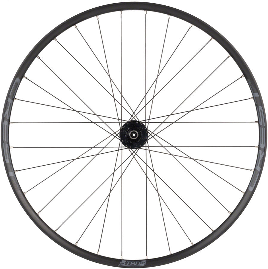 Stan's No Tubes Crest S2 Front Wheel - 27.5", QR x 100mm, 6-Bolt, Black