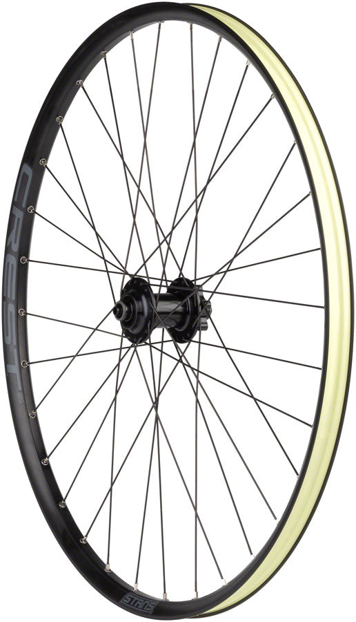 Stan's No Tubes Crest S2 Front Wheel - 27.5", QR x 100mm, 6-Bolt, Black