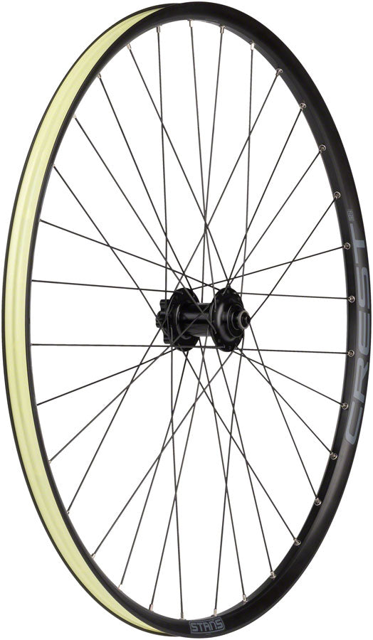 Stan's No Tubes Crest S2 Front Wheel - 29", QR x 100mm, 6-Bolt, Black