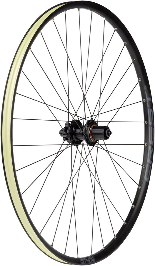 Stan's No Tubes Crest S2 Rear Wheel - 29", QR x 135mm, 6-Bolt, HG11