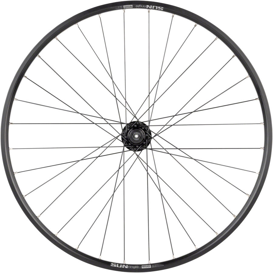 Quality Wheels Value Double Wall Series Disc Front Wheel - 27.5", QR x 100mm, 6-Bolt/Rim, Black