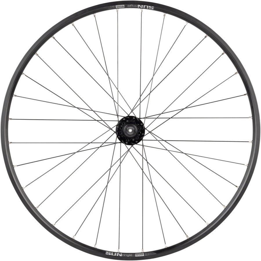 Quality Wheels Value Double Wall Series Disc Front Wheel - 27.5", QR x 100mm, 6-Bolt/Rim, Black