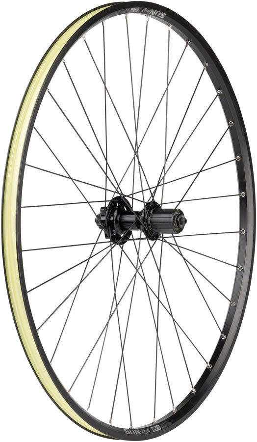 Quality Wheels Value Double Wall Series Disc Rear Wheel - 27.5", QR x 135mm, 6-Bolt/Rim, HG, Black