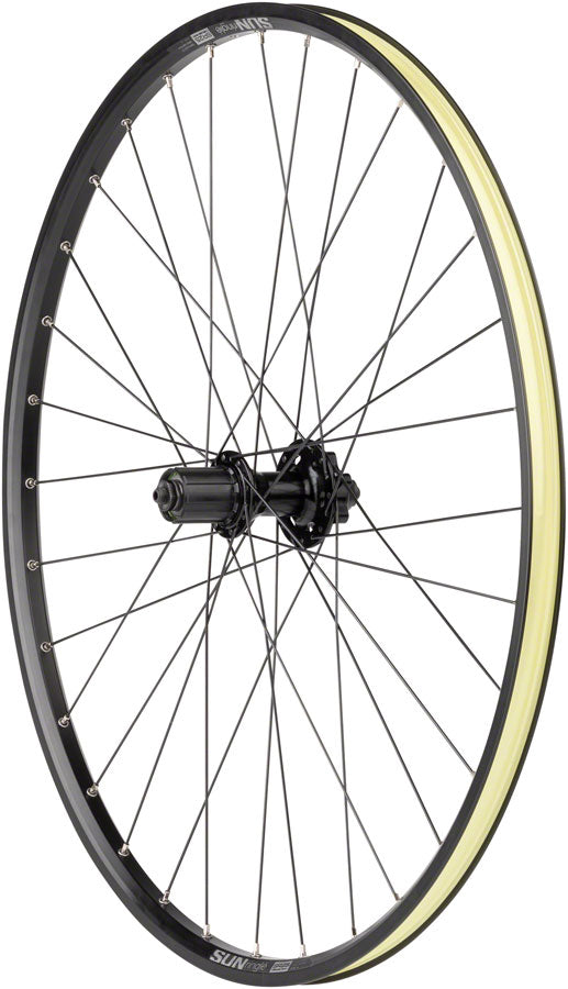 Quality Wheels Value Double Wall Series Disc Rear Wheel - 27.5", QR x 135mm, 6-Bolt/Rim, HG, Black