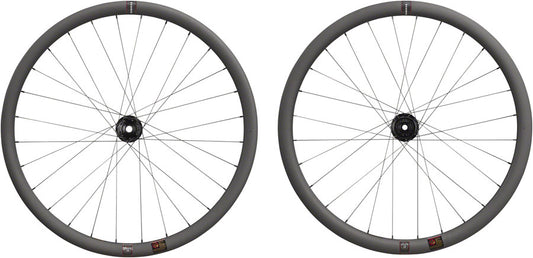 Reserve Wheels Reserve 34/37 Wheelset - 700, 12 x 100/12 x 142, Center-Lock, HG 11 Road, Carbon, DT 180