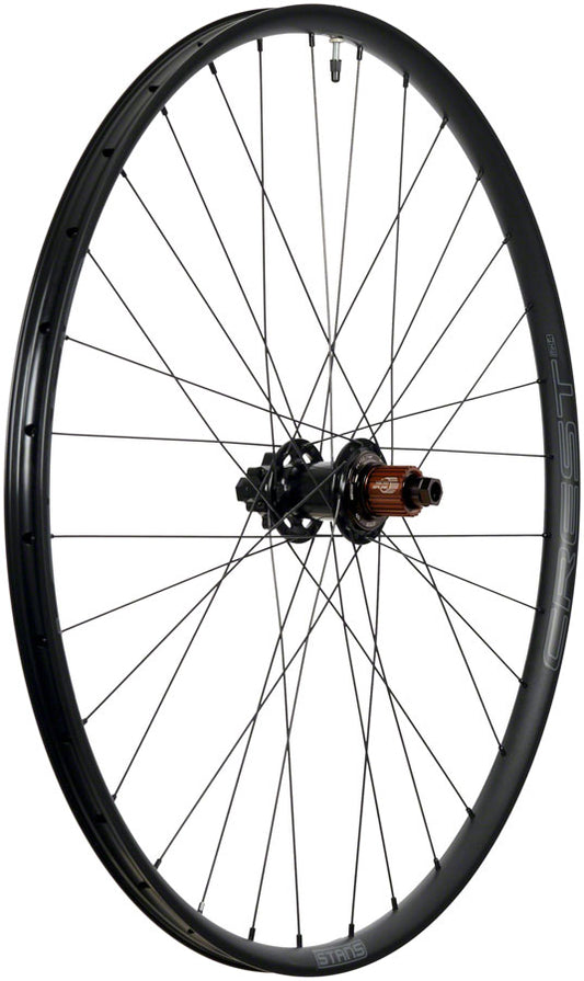 Stan's NoTubes Crest MK4 Rear Wheel - 29, 12 x 142mm, 6-Bolt, Micro Spline, Black