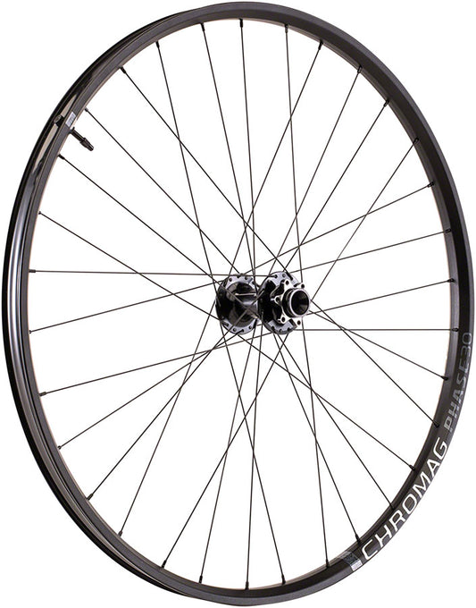 Chromag Phase30 Front Wheel - 29", 15 x 110mm, 6-Bolt, Black