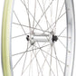 Velocity Cliffhanger Silver Front Wheel - 700c QR x 100mm, Rim Brake, Silver, Clincher