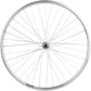 Velocity Cliffhanger Silver Front Wheel - 700c QR x 100mm, Rim Brake, Silver, Clincher