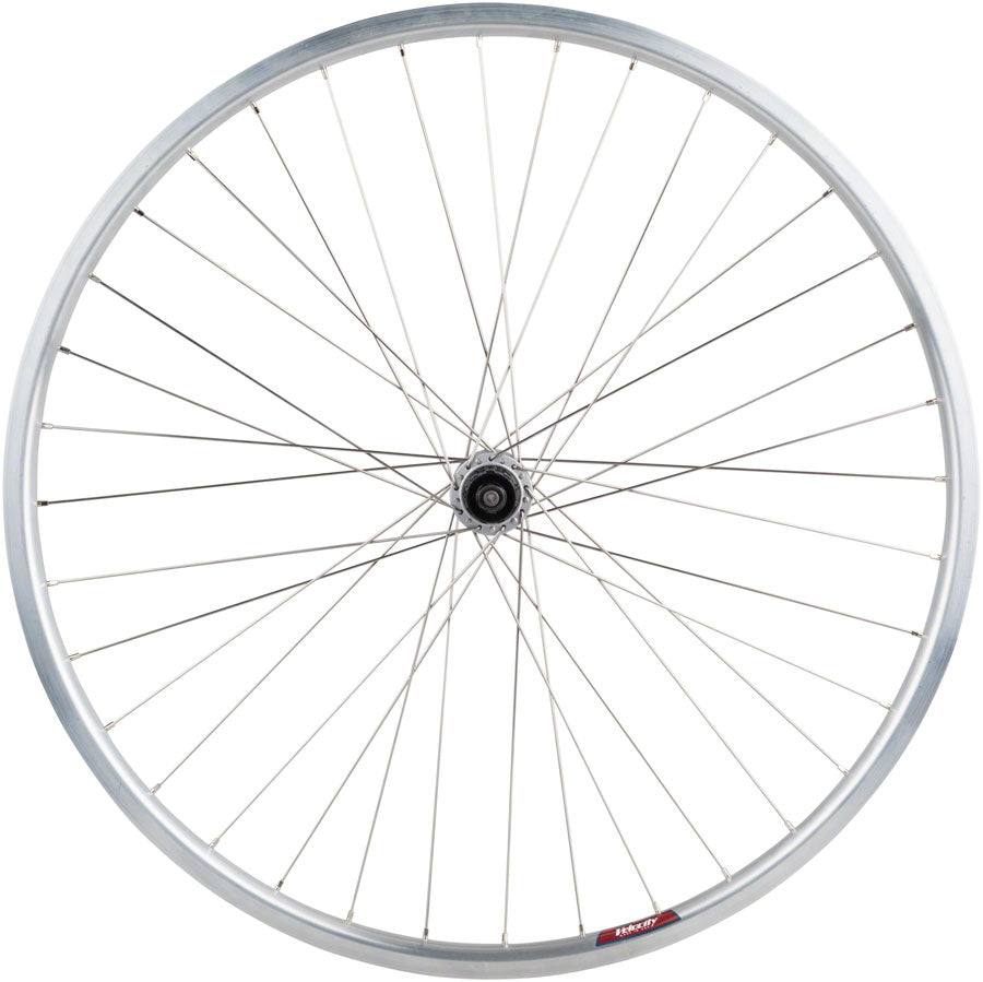 Velocity Cliffhanger Silver Rear Wheel - 29", QR x 135mm, Rim Brake, HG 10, Silver, Clincher