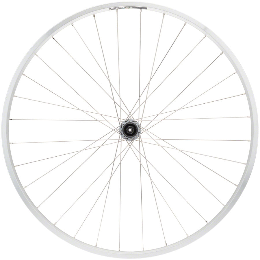 Quality Wheels Value Double Wall Series Rear Wheel - 700, QR x 135mm, Rim Brake, HG 10, Silver, Clincher