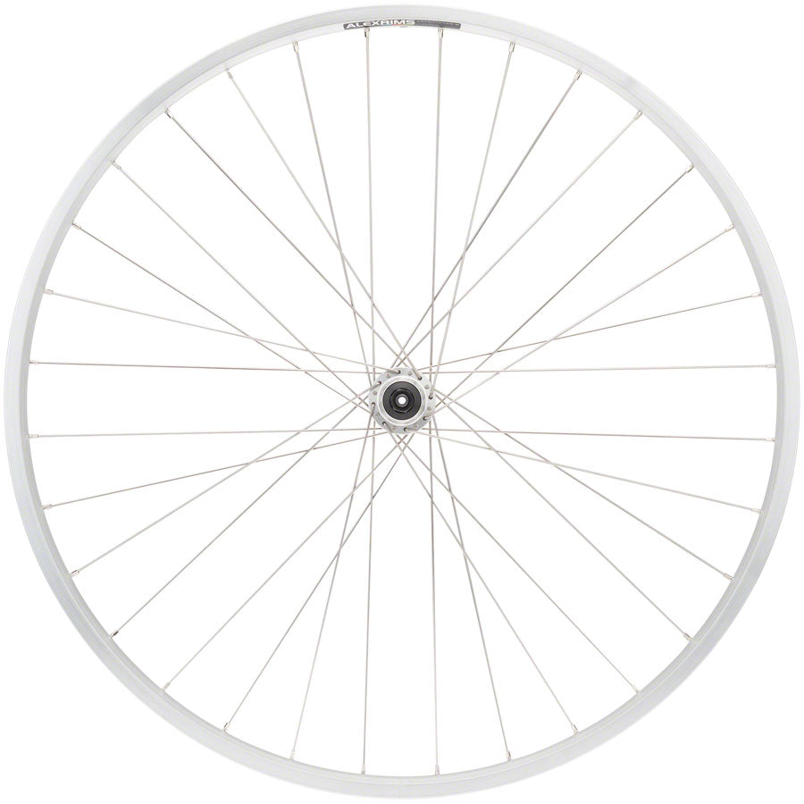 Quality Wheels Value Double Wall Series Rear Wheel - 700, QR x 130mm, Rim Brake, HG 10, Silver, Clincher