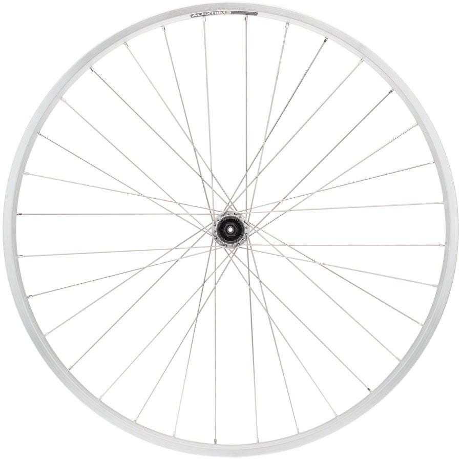 Quality Wheels Value Double Wall Series Rear Wheel - 700, QR x 130mm, Rim Brake, HG 10, Silver, Clincher