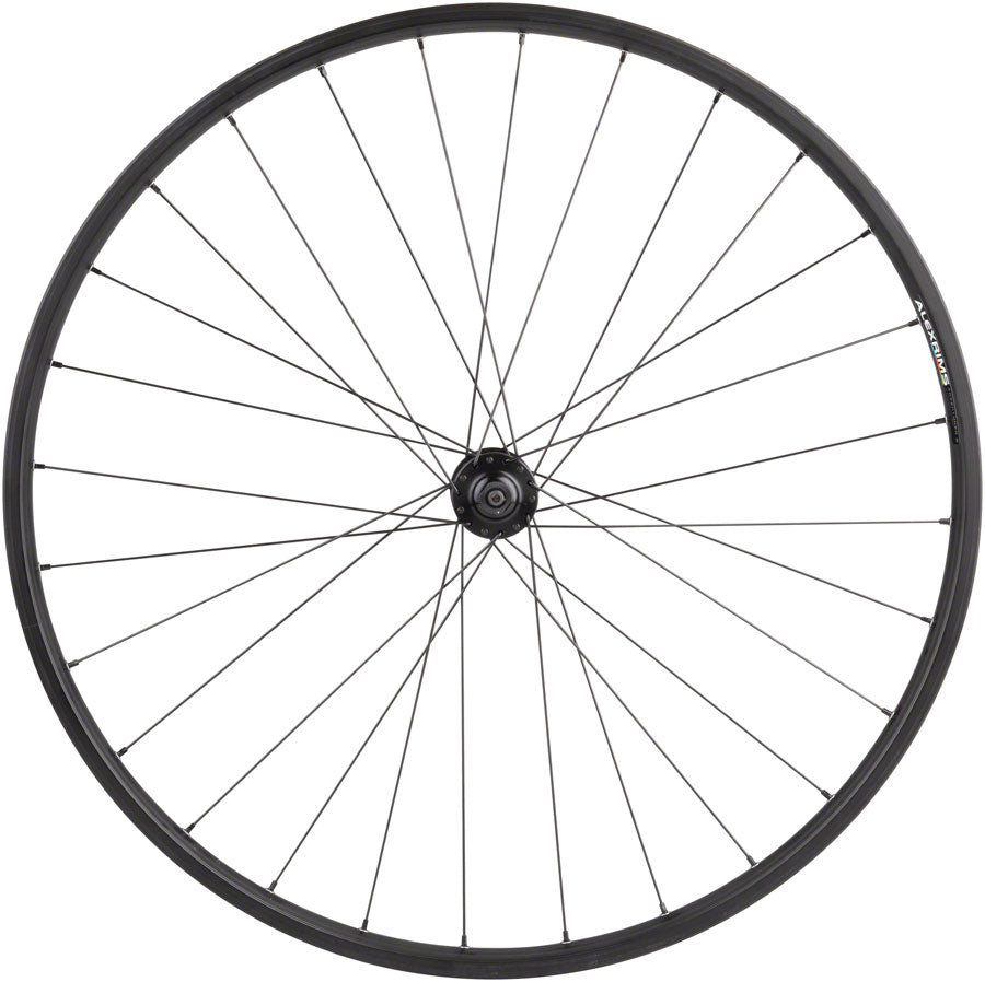 Quality Wheels Value Double Wall Series Disc Front Wheel - 650b, QR x 100mm, Center-Lock, Black