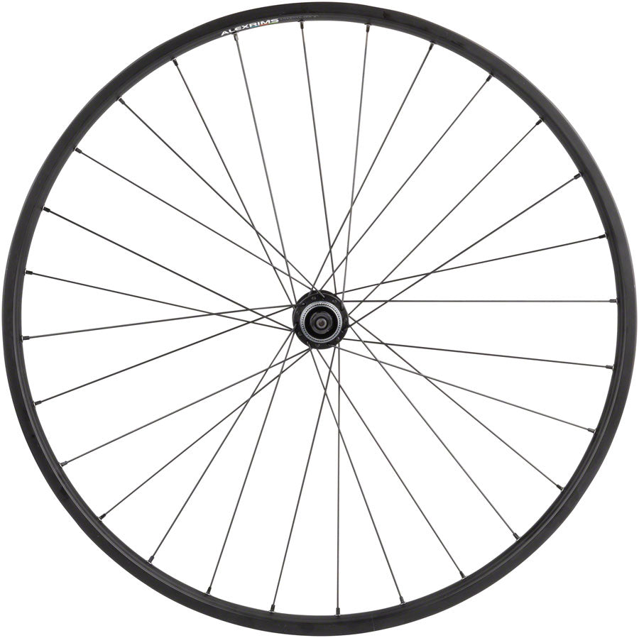 Quality Wheels Value Double Wall Series Disc Front Wheel - 650b, QR x 100mm, Center-Lock, Black